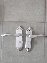 Load image into Gallery viewer, Ashdenton Metal Door Handles, Stainless Steel Door Handles Solid Metal, 2 Nos