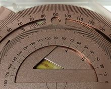 Load image into Gallery viewer, Beauty Girl drawing ruler, geometry tool, 4 piece set, including straight ruler, protractor, triangle ruler, square ruler for drawing