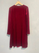 Load image into Gallery viewer, CLOTHYIFUE Frocks, Women's Long Sleeve Retro Elegant Shirt Dress,Red