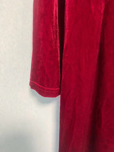 Load image into Gallery viewer, CLOTHYIFUE Frocks, Women's Long Sleeve Retro Elegant Shirt Dress,Red