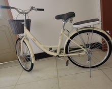 Load image into Gallery viewer, Catopp bike, unisex single speed bike with black seat and grip