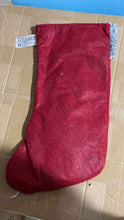 Load image into Gallery viewer, PLAYNICS Christmas socks, burlap check pattern with Santa Claus family hanging socks, used for Christmas gifts and holiday party decoration