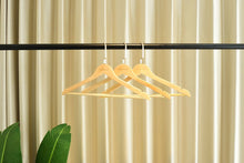 Load image into Gallery viewer, Fomozalr Coat hanger, Wooden Hangers - Pack of 20-360-Degree Rotatable Hook - Durable & Slim - Shoulder Grooves - Non-Slip Lightweight Hangers for Coats, Suits, Pant and Jackets - Natural Finish
