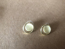 Load image into Gallery viewer, ENENAI jewelry, 14k gold-plated earrings, hypoallergenic fashion