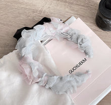 Load image into Gallery viewer, GUOXUEKM headband headband, ladies casual fashion elastic crescent headband, woven rose headband