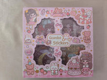 Load image into Gallery viewer, Gcardist Stickers,Cute Sticker Waterproof Transparent Sticker Set for Children and Girls