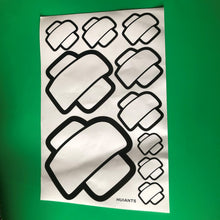 Load image into Gallery viewer, HUIANTS Decorative stickers for cars, black cross grid, applicable to all car bumper strips