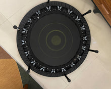 Load image into Gallery viewer, Kiaans trampoline, round foldable children's trampoline, with adjustable foam handles, suitable for indoor/outdoor exercises