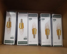 Load image into Gallery viewer, LUCKYFISH Led lamps, 9W Dimmable Led Tubular Bulbs, 75-100 Watt Equivalent,4000K Daylight, 850lm, Clear Glass, E26 Base Lamp Bulb, for Cabinet Display Cabinet etc,No Flicke