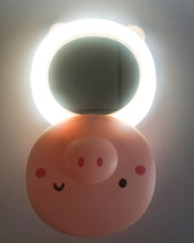 Load image into Gallery viewer, TONULAX LED light mirror, adjustable LED light and elegant compact pocket beauty mirror