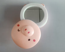 Load image into Gallery viewer, TONULAX LED light mirror, adjustable LED light and elegant compact pocket beauty mirror