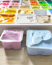 Load image into Gallery viewer, Landscape sunshine watercolor Color pigments Finger Paint For Toddlers, Painting Paper, Kids Indoor Activities At Home