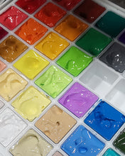 Load image into Gallery viewer, Landscape sunshine watercolor Color pigments Finger Paint For Toddlers, Painting Paper, Kids Indoor Activities At Home