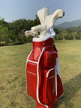 Load image into Gallery viewer, Monster Equips golf bag, standard golf bag waterproof PU golf tote bag golf cart bag men's lightweight golf suitcase adult lightweight golf bag