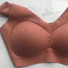 Load image into Gallery viewer, QMYHK bra. Women's underwear, full face padded bra, floral lace underwire bra, soft cup
