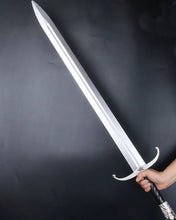 Load image into Gallery viewer, QUETZALCOATLUS medieval toy PU sword, foam two-handed sword toy big sword weapon toy knight samurai costume war game Christmas cosplay