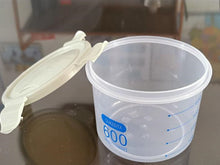 Load image into Gallery viewer, SUKEBITA kitchen capacity, leak-proof food container with lid, BPA-free plastic microwaveable transparent food storage container, high-quality heavy-duty, freeze-safe