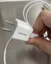 Load image into Gallery viewer, Soviwo charger,USB C Charger, iPhone 12 Charger,Fast Charging Power Adapter Wall Charger Plug Compatible with iPhone