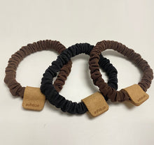 Load image into Gallery viewer, asftdcat hair loop, soft satin finish, with elastic hair band