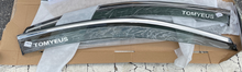 Load image into Gallery viewer, TOMYEUS Vehicle Rain Shield,Tinted Smoke In-Channel Window Visor Deflector Rain Guard