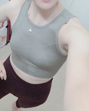 Load image into Gallery viewer, brabarala kyie Yoga shirts Workout Tank Tops for Women Sleeveless Yoga Tops for Women Mesh Back Tops