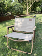 Load image into Gallery viewer, cenadinz Beach chairs,Folding Solid Wood Beach Chair(Beech)