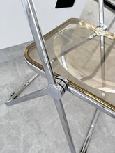 Load image into Gallery viewer, chaliced chair,Transparent Clear Folding Chair PC Plastic Living Room Seat