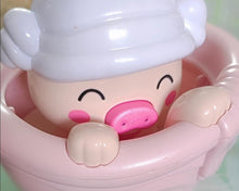 Load image into Gallery viewer, cutie pumpkin bath toy, pink pig baby bathroom play water bath toy bathroom shower beach play water cartoon classic children’s educational toy