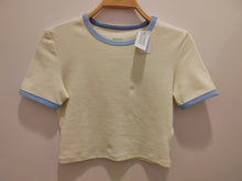 Load image into Gallery viewer, Buxucutu Women's Basic Plain Round Neck Short Sleeve Stretchy Ribbed Knit T-Shirts