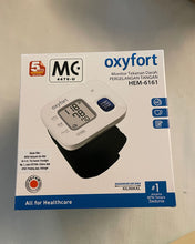 Load image into Gallery viewer, oxyfort sphygmomanometer, automatic wrist blood pressure cuff monitor