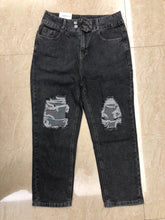 Load image into Gallery viewer, puloco Pants,Women's Casual Loose Ripped Denim Pants Wide Leg Jeans