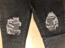 Load image into Gallery viewer, puloco Pants,Women's Casual Loose Ripped Denim Pants Wide Leg Jeans