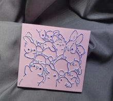 Load image into Gallery viewer, tiwkabm rubber stamp, soft rubber for process projects