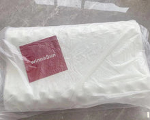 Load image into Gallery viewer, winnaSun latex pillow, neck pillow for neck pain, side sleeper breathable contour pillow with washable bedspread, massage particles and ergonomic curve support bed pillow