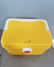 Load image into Gallery viewer, 11-inch plastic self-use medicine container, medicine storage box, multifunctional medicine storage box with detachable tray