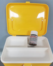 Load image into Gallery viewer, 11-inch plastic self-use medicine container, medicine storage box, multifunctional medicine storage box with detachable tray