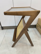 Load image into Gallery viewer, Yourtarget end table, glass wooden end table, can store living room and bedroom