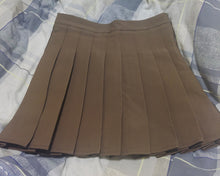 Load image into Gallery viewer, WYCHUN Girls Women High Waisted Pleated Skirt Plain Mini School Uniform Skirts with Lining Shorts