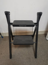 Load image into Gallery viewer, DQAVPFTRE Step ladders made of metal, foldable footstool with anti slip wide pedals, lightweight and portable
