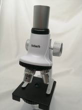 Load image into Gallery viewer, Nebarb Microscopes, all metal optical glass lens bio composite microscope
