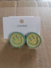 Load image into Gallery viewer, LuluRell Earrings, smiling face, fashionable casual earrings
