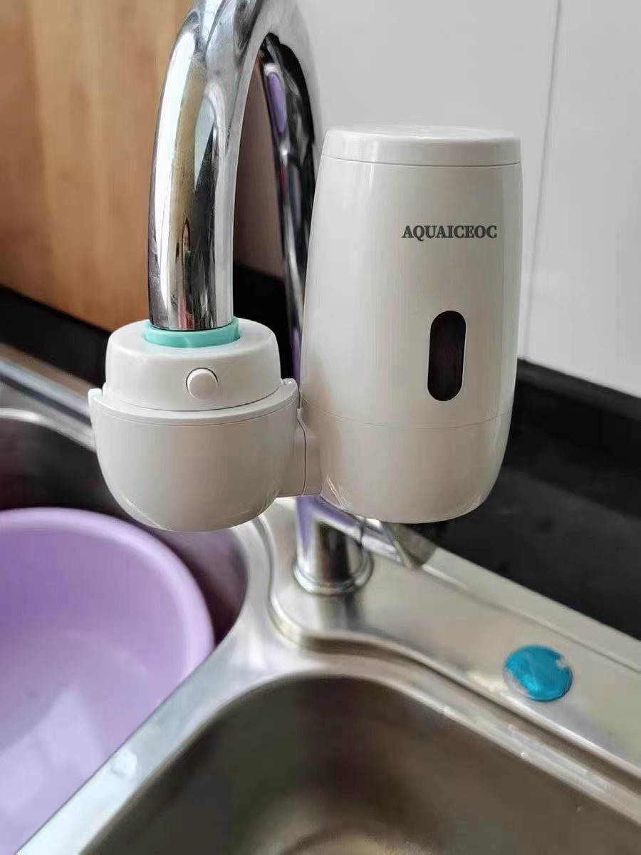 AQUAICEOC Water filter, faucet mounted，household kitchen and bathroom water purifier