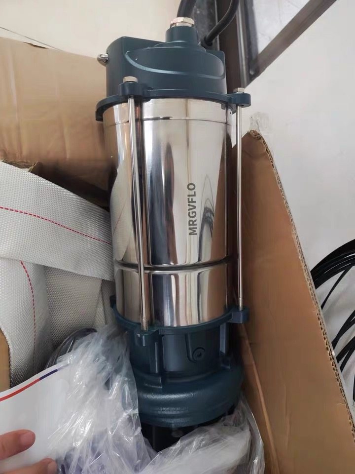 MRGVFLO Submersible pump, thermoplastic electric portable pump