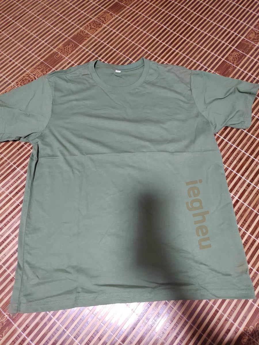 iegheu T-shirt, odor control, moisture absorbing T-shirt, 100% pure cotton