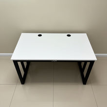 Load image into Gallery viewer, LISM Office tables,Modern minimalist dual hole wired office desk
