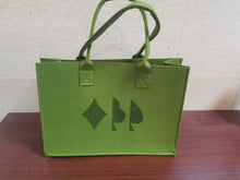 Load image into Gallery viewer, Women's bag, reusable bag, fashionable green tote bag
