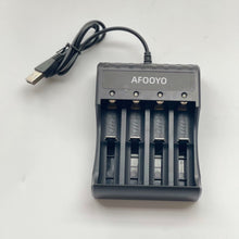 Load image into Gallery viewer, AFOOYO Battery chargers, for NiMH/NiCd Rechargeable Batteries
