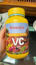 Load image into Gallery viewer, Nowejia Vitamin C, immune vitamin C, zero sugar, natural orange flavor
