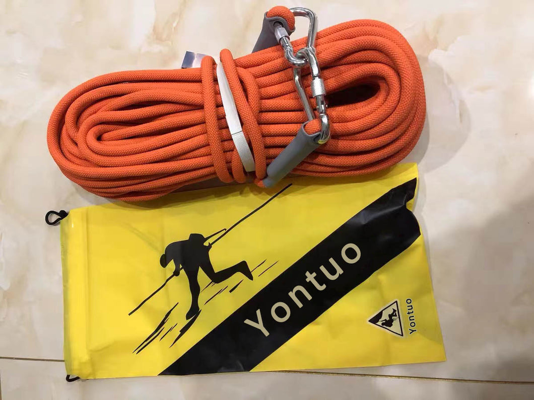 Yontuo Climbing rope, static climbing rope, escape rope, fire rescue parachute rope