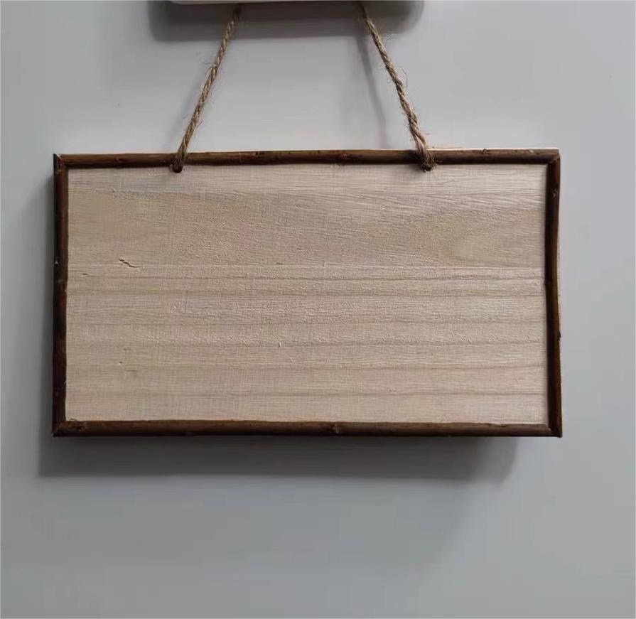 ChinMoote Wooden signboard, solid wood structure, easy to hang